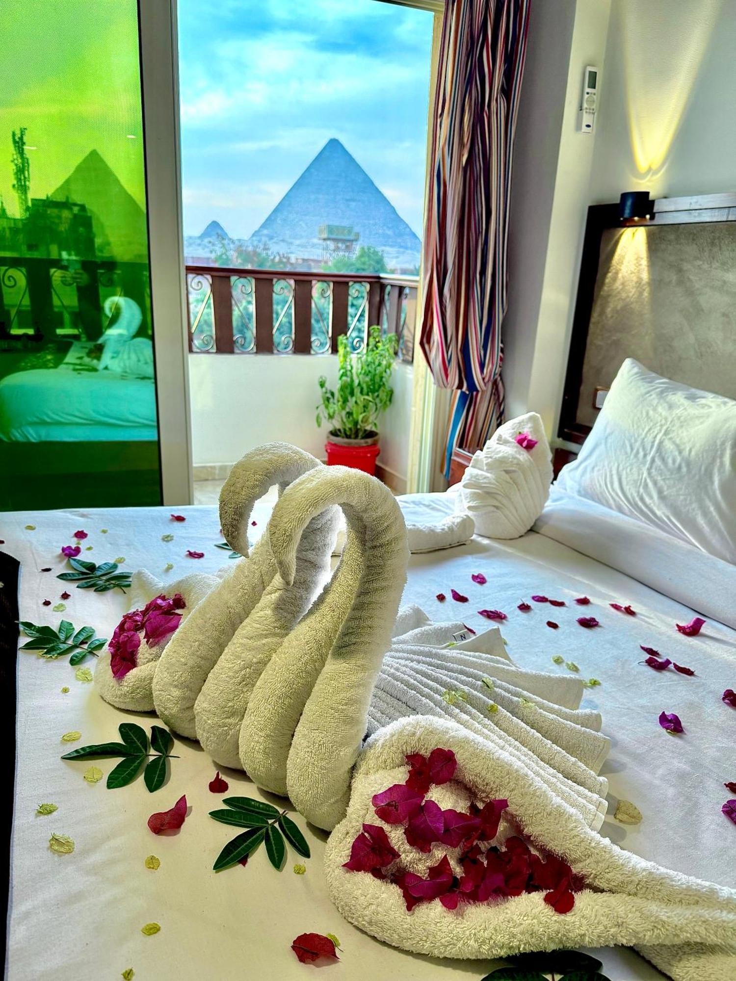 Flower Pyramids Inn Kafret el-Gabal Exterior foto