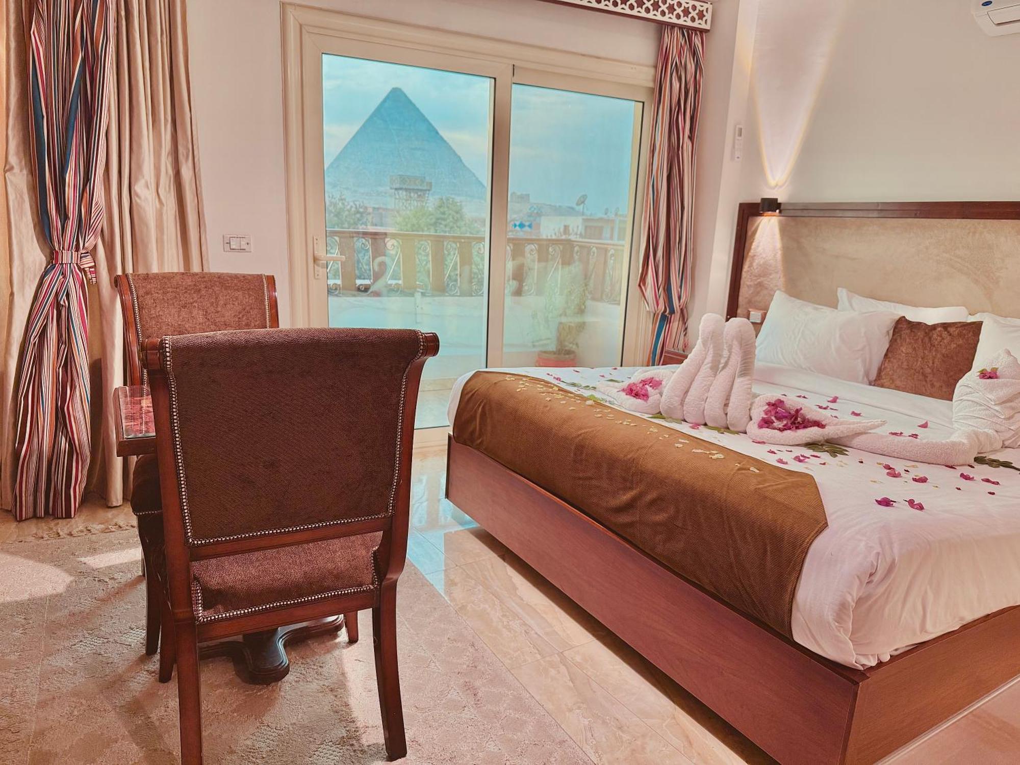 Flower Pyramids Inn Kafret el-Gabal Exterior foto