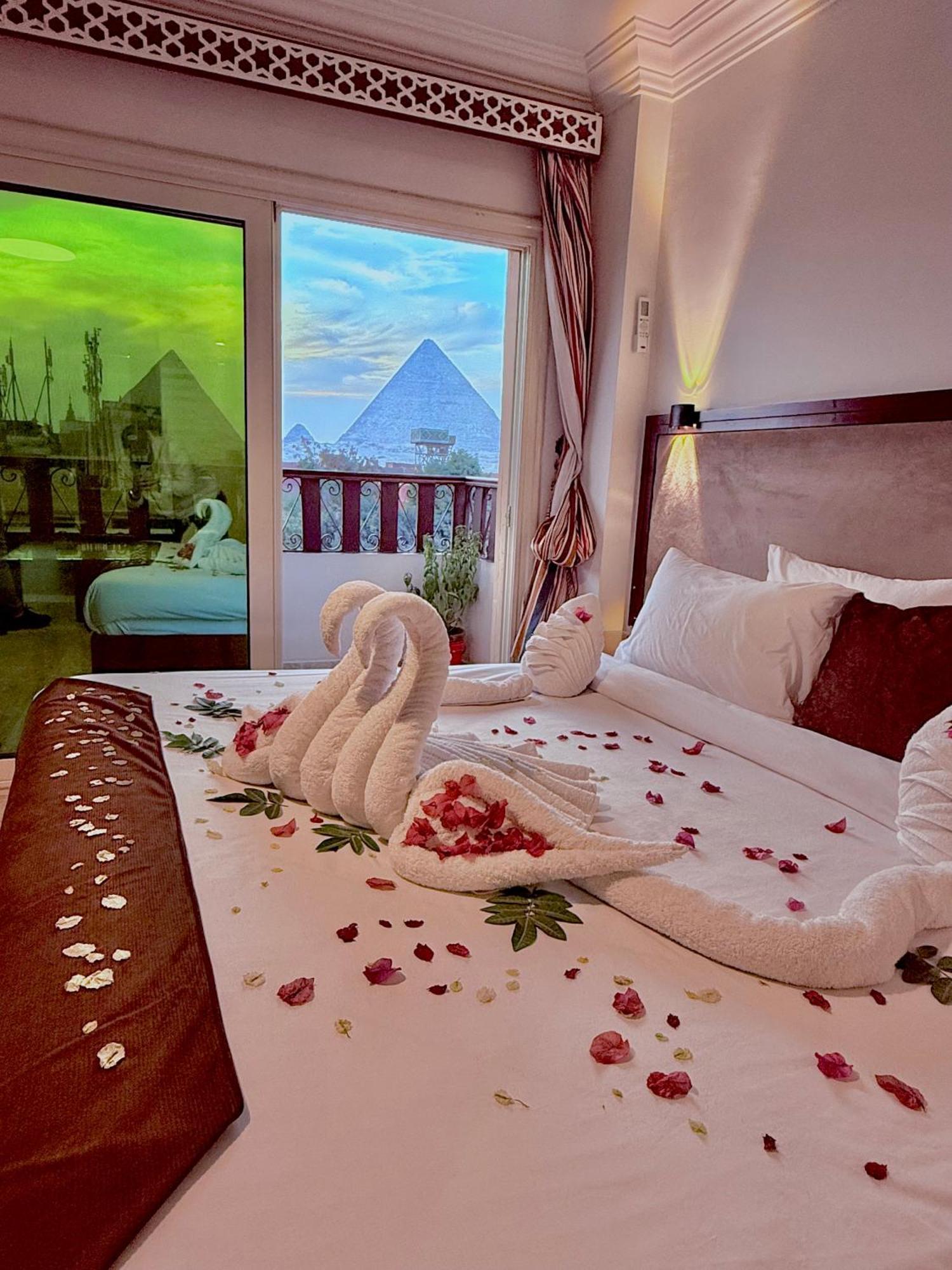 Flower Pyramids Inn Kafret el-Gabal Exterior foto